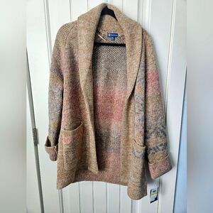Women's Beige Patterned Jacket